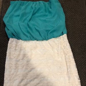 Charlotte Russe strapless dress